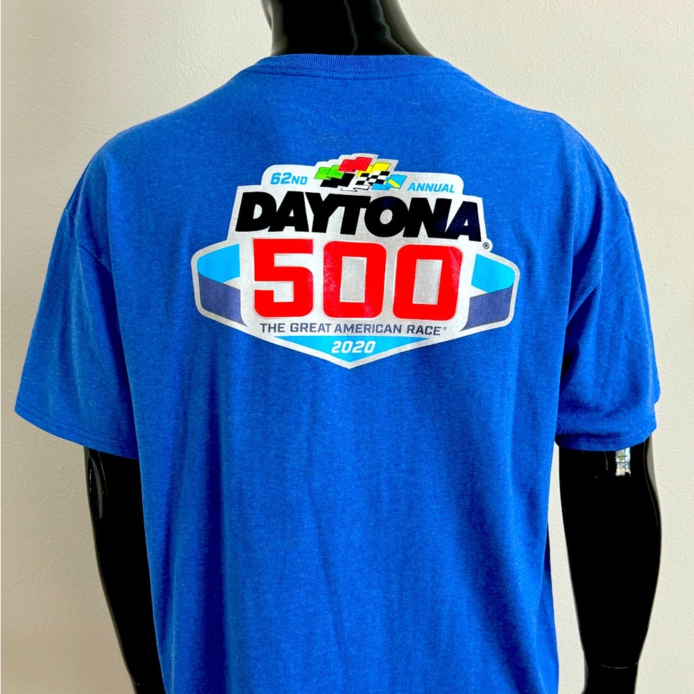 Daytona 500 official t-shirt - Blue with logo